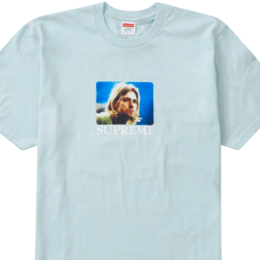 Supreme Light Blue Kurt Cobain Tee